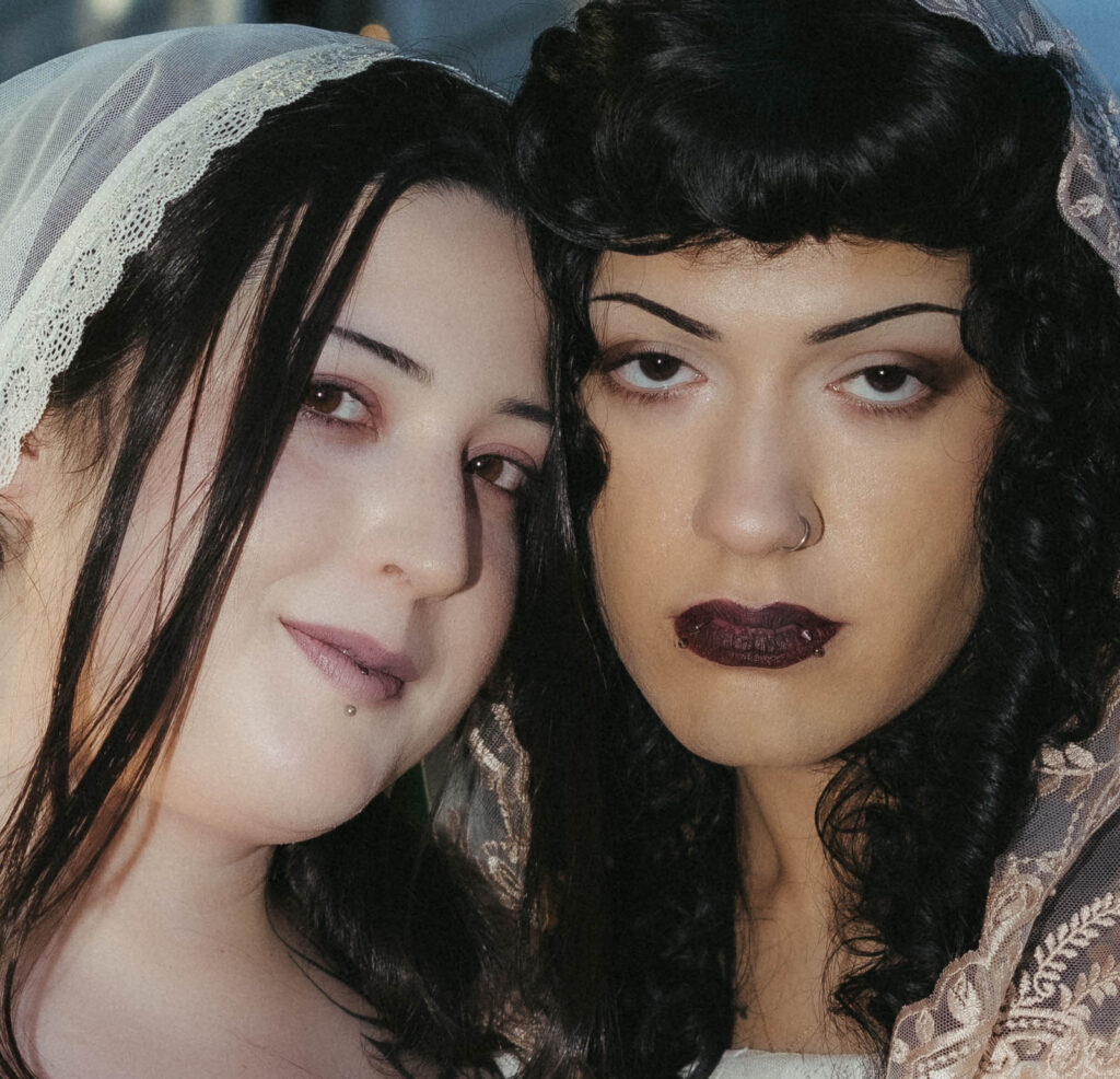 bride and bride at their portland wedding