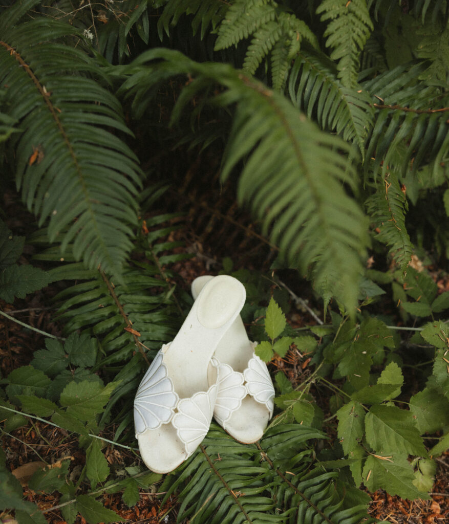 editorial wedding shoes