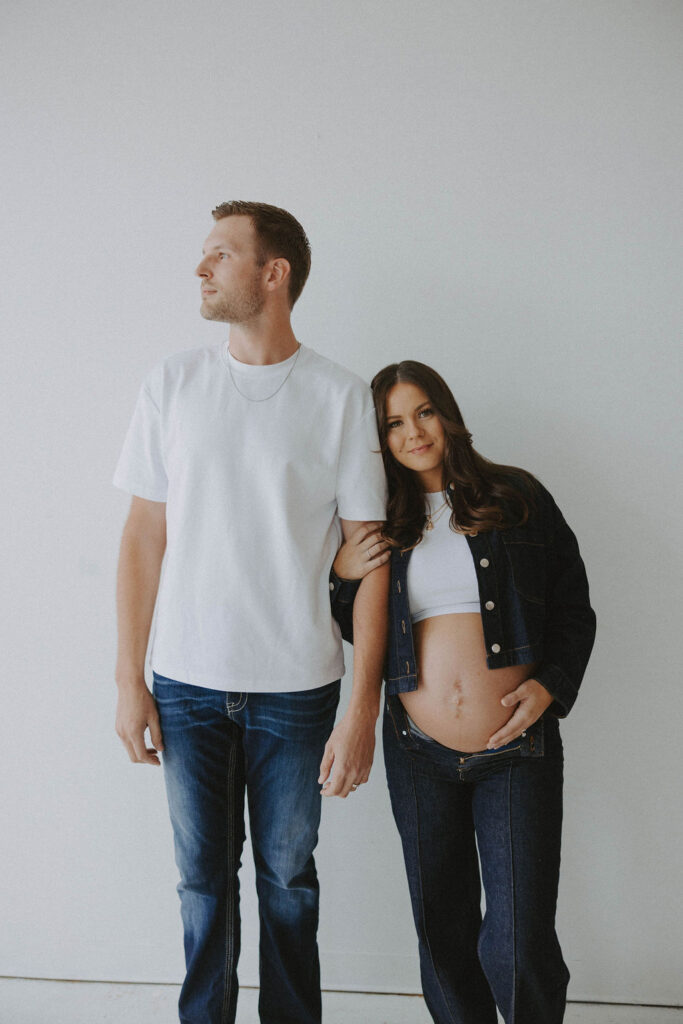 Seattle Studio Editorial Maternity Session