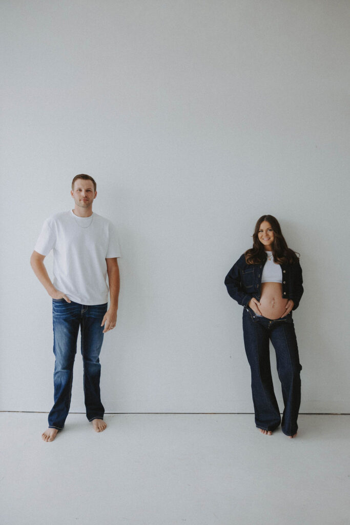 Seattle Studio Editorial Maternity Session
