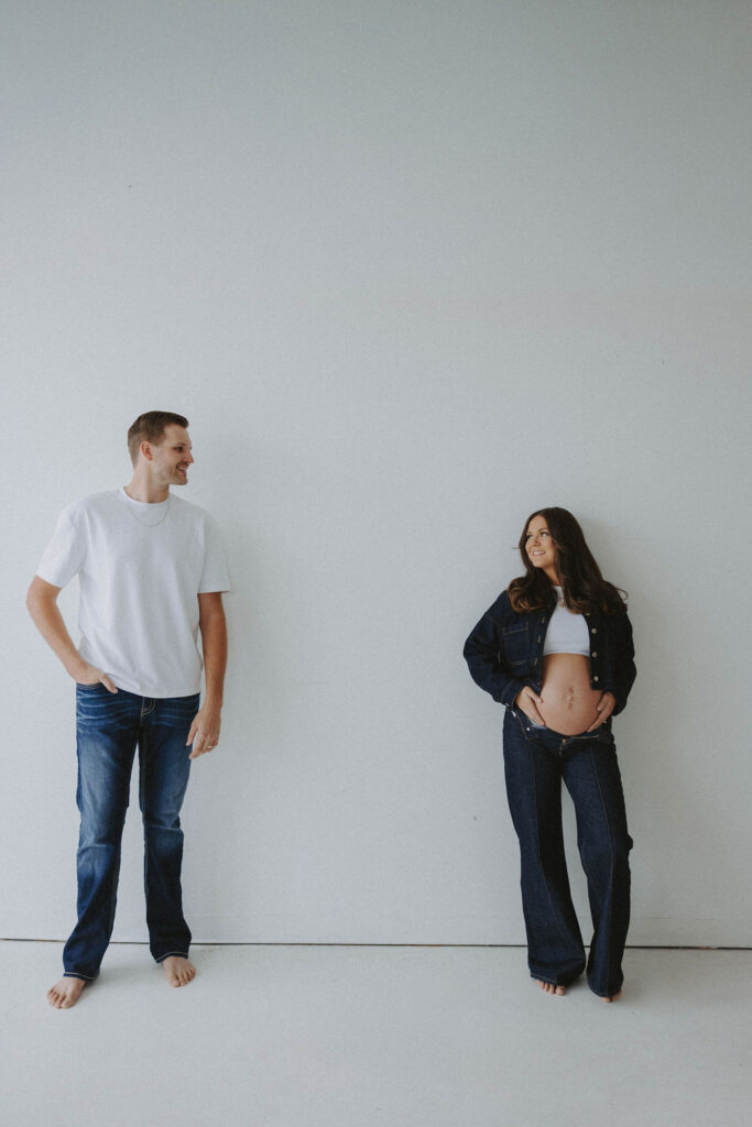 Seattle Studio Editorial Maternity Session