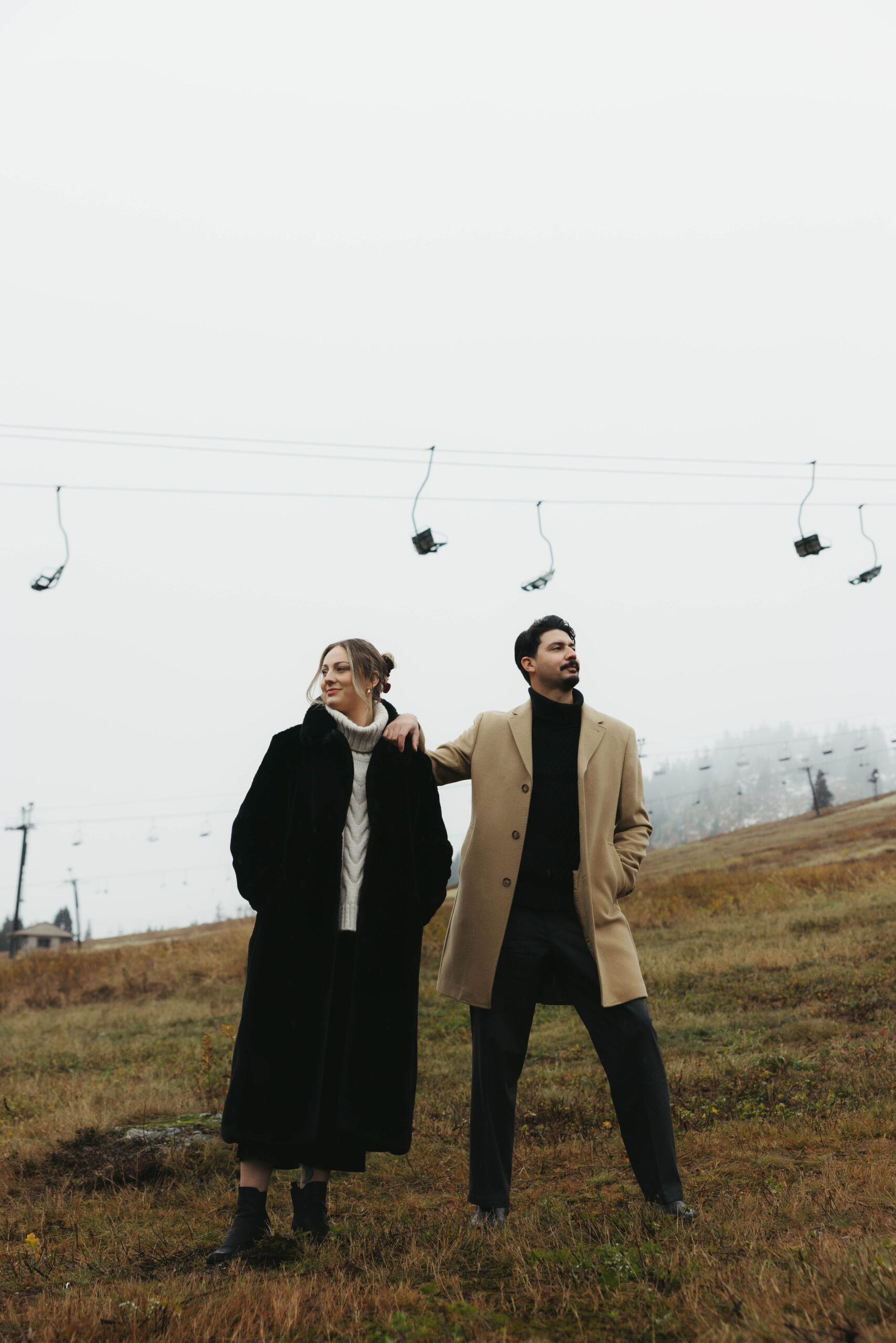 PNW Moody Snoqualmie Pass Engagement Session